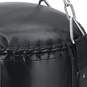 Boxsack 30kg mit 4-Punkt Stahlkette und Karabinerhaken