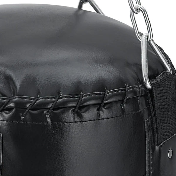 Boxsack 30kg mit 4-Punkt Stahlkette und Karabinerhaken