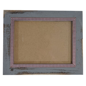 Bilderrahmen Fotorahmen Holz Shabby-Look Landhaus 21x26cm grau