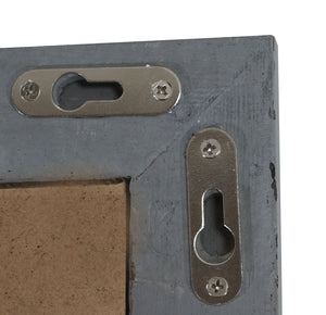 Bilderrahmen Fotorahmen Holz Shabby-Look Landhaus 21x26cm grau
