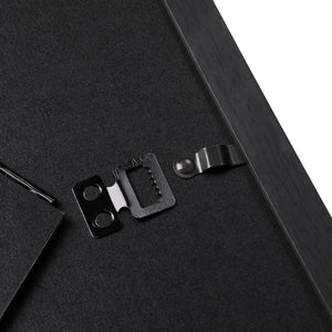 Set di cornici per foto, decorazione da parete, legno decorativo, nero