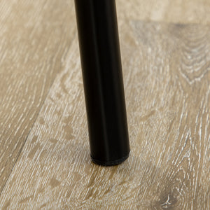 Bistro-Set 1 Tisch + 2 Stühle kompakt & modern Schwarz