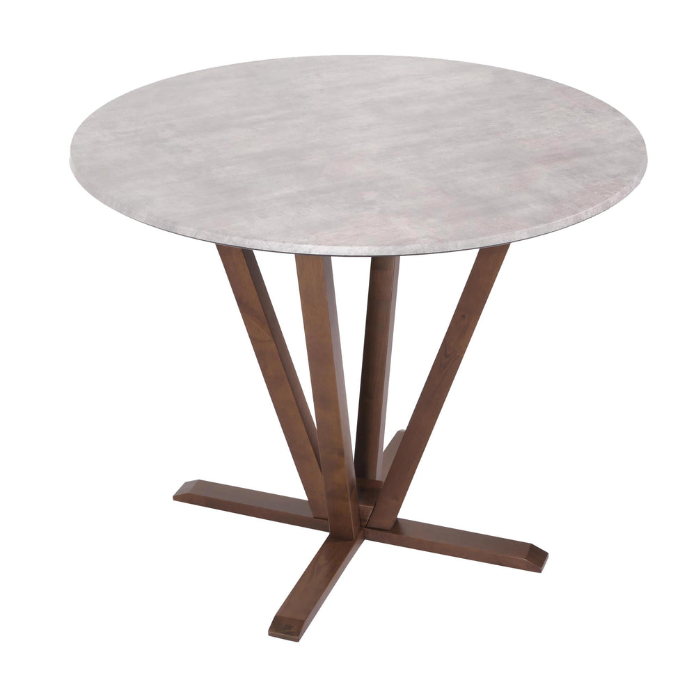 Bistrotisch Esstisch Massivholz HPL Laminat Ø92cm Beton-Optik