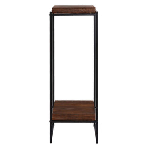 Blumentisch JAM-K71 Beistelltisch FSC Metall dunkelbraun 101cm