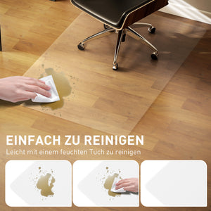 Bodenschutzmatte rutschfest für Boden 100x150cm transparent