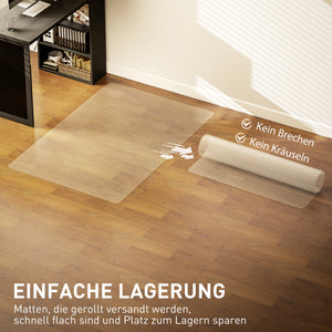 Bodenschutzmatte rutschfest für Boden 100x150cm transparent