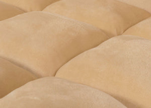 Bodensessel Relaxsessel Bodenkissen Klappsessel 6 Positionen Samt beige