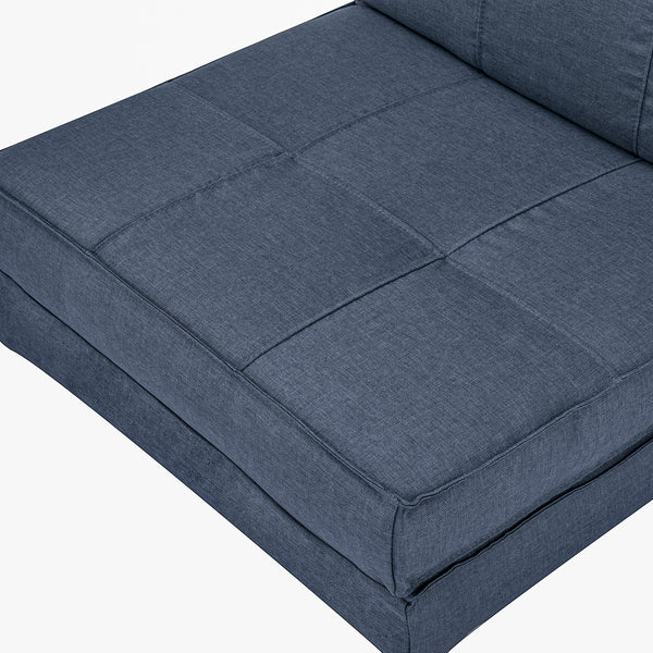 Sessel Sofa Gästebett klappbar 61x73x58cm Dunkelblau