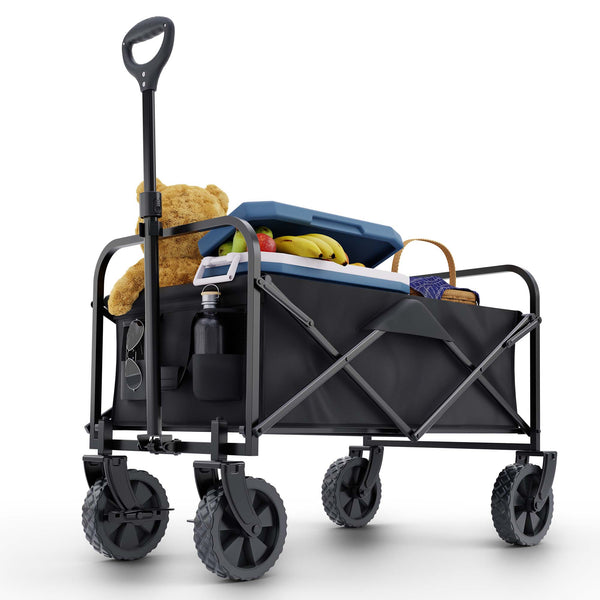 Bollerwagen faltbar mit 61 Liter Volumen Grau