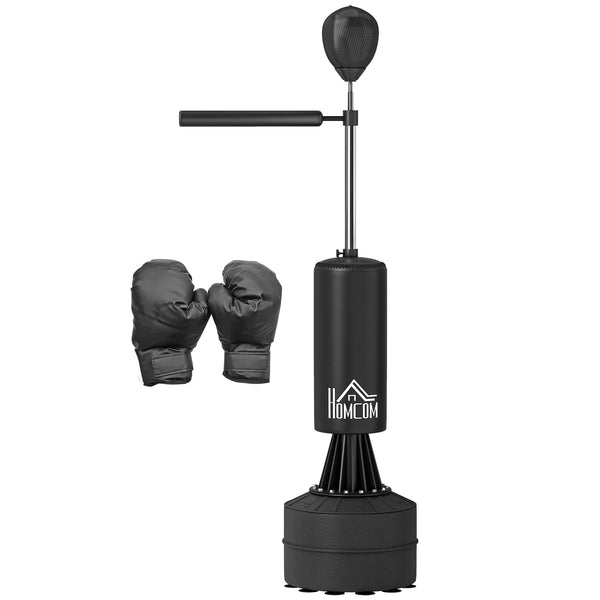 Boxsack mit Speedball und Reflexstange stehend höhenverstellbar