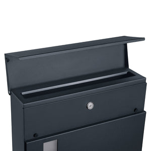 Briefkasten Postkasten mit Zeitungshalter