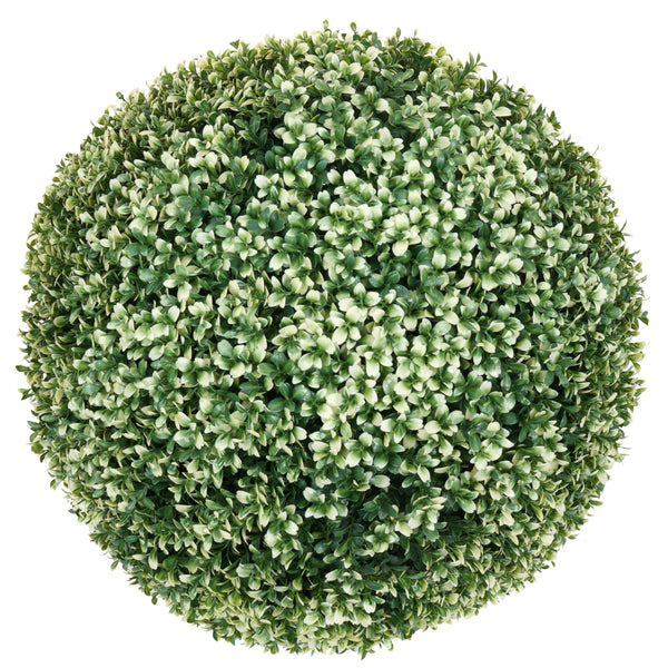 Künstlicher Buchsbaum Busch Ø 55cm, weisse Buchskugel Outdoor