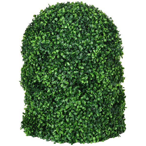 Set di 2 palline di bosso con protezione UV, piante artificiali, verde