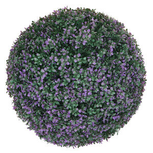 Künstliche Buchsbaumkugel lila Ø55cm Outdoor Dekopflanze