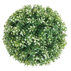 Künstliche Buchsbaumkugel Ø35cm weiss für Outdoor Dekoration