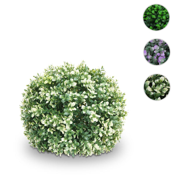 Künstliche Buchsbaumkugel Ø35cm weiss für Outdoor Dekoration