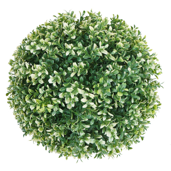 Künstliche Buchsbaumkugel Ø35cm weiss für Outdoor Dekoration