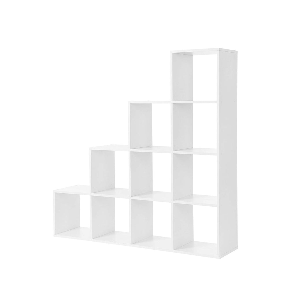 Libreria/scaffale portaoggetti con 10 cubi, autoportante