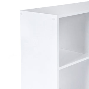 Bücherregal Kinderzimmerregal 5 Fächer 50x24x80cm Holz Weiss