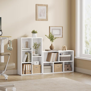Bücherregal Kinderzimmerregal 5 Fächer 50x24x80cm Holz Weiss