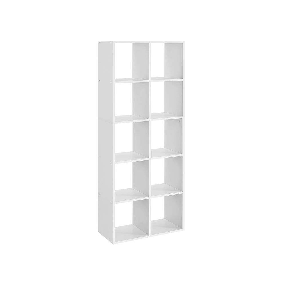 Bücherregal Standregal mit 10 Fächern 161cm