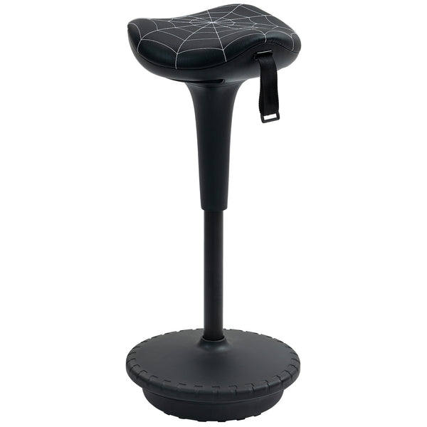 Bürohocker ergonomisch höhenverstellbar schwenkbar schwarz