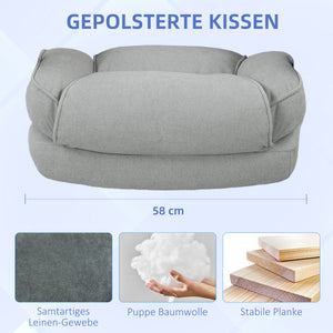 Bürostuhl ergonomisch belastbar gepolstert bis 200kg hellgrau