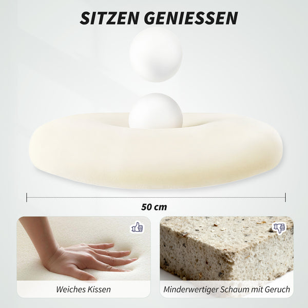 Bürostuhl ergonomisch mit Netzrücken 3D-Armlehnen Kopfstütze Schwarz
