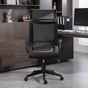 Bürostuhl ergonomisch höhenverstellbar mit Armlehnen grau