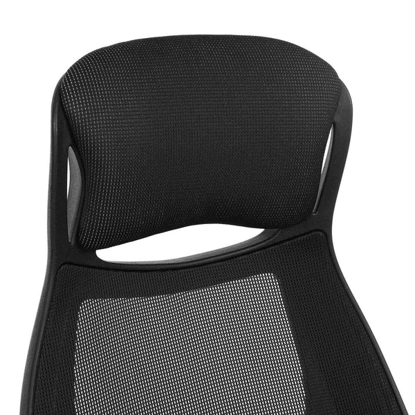 Office chair, executive chair, ergonomic, fabric, black