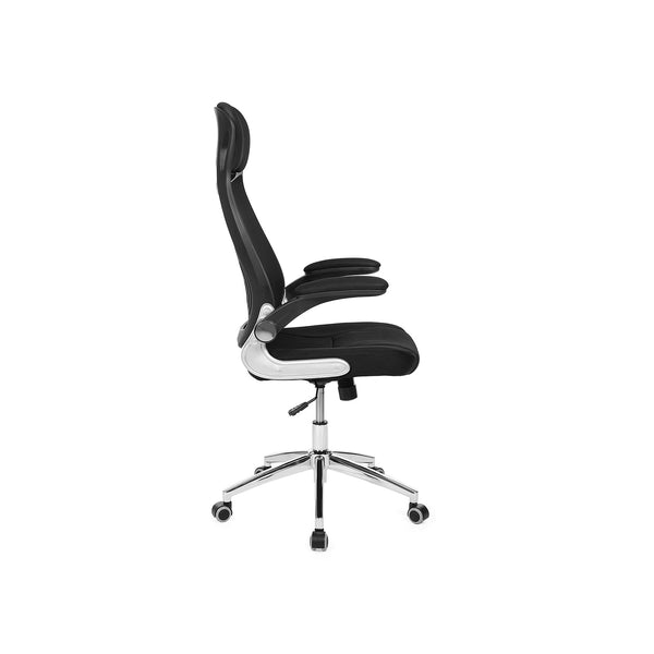 Office chair, executive chair, ergonomic, fabric, black