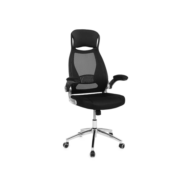 Office chair, executive chair, ergonomic, fabric, black