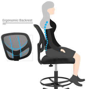 Office chair, swivel chair for standing desk, height adjustable