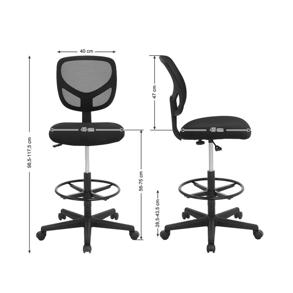 Office chair, swivel chair for standing desk, height adjustable