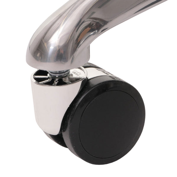 Ergonomischer Bürostuhl mit Lordosenstütze und 6D Armlehnen, schwarz