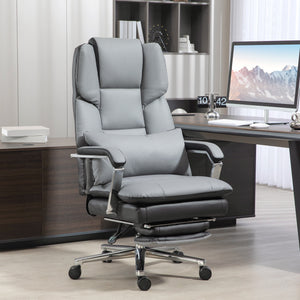 Bürostuhl ergonomisch verstellbar hellgrau schwarz