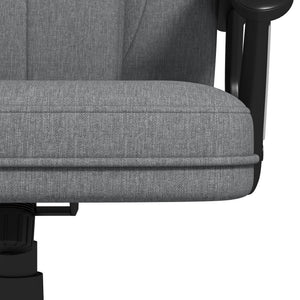 Bürostuhl höhenverstellbar ergonomisch mit Wippfunktion Grau