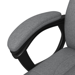 Bürostuhl höhenverstellbar ergonomisch mit Wippfunktion Grau