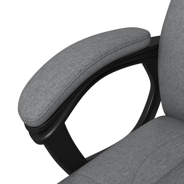 Bürostuhl höhenverstellbar ergonomisch mit Wippfunktion Grau