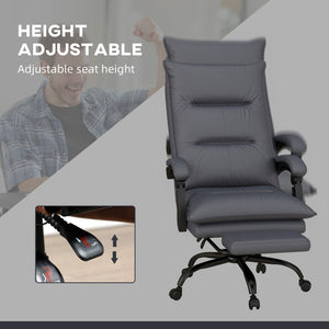 Bürostuhl ergonomisch belastbar mit Massage Heizung und Fussstütze