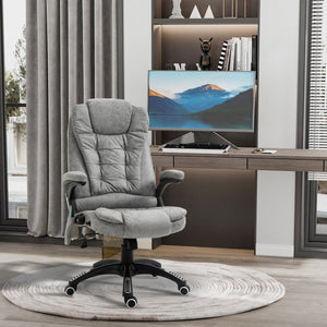 Bürostuhl Massagefunktion höhenverstellbar ergonomisch Grau