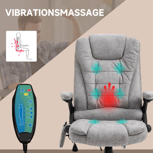 Bürostuhl Massagefunktion höhenverstellbar ergonomisch Grau