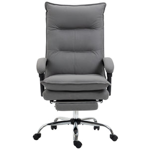 Bürostuhl mit Massagefunktion höhenverstellbar Dunkelgrau