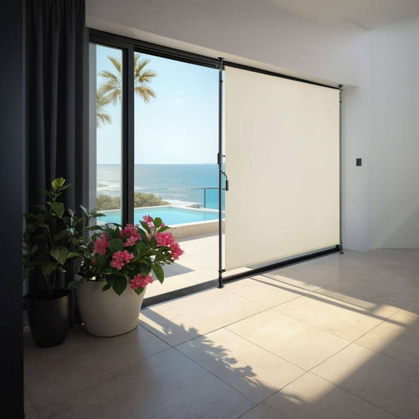 Klemmmarkise Taija beige 120 x 310 cm