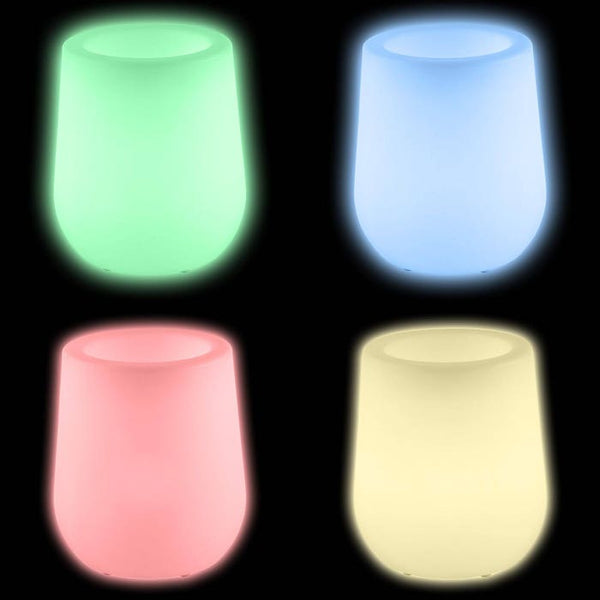 LED-Blumentopf Luminous Courve Pot