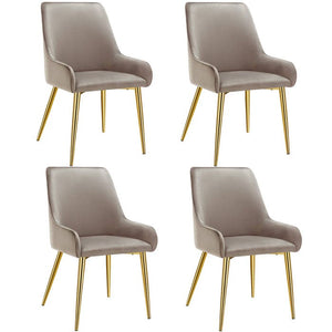 Polsterstuhl Avane taupe 4er Set