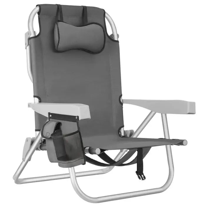 Aluminium Strandstuhl Coral grau pro Stück