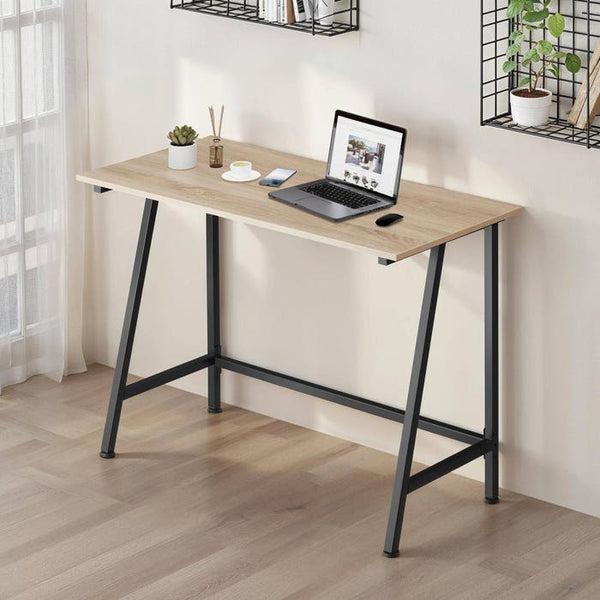 Schreibtisch Newton Industrial Holz hell, Eiche Sonoma