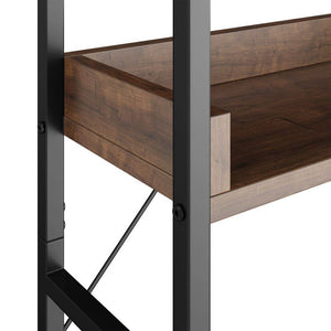 Badezimmerregal Seattle Industrial Holz dunkel, rustikal 67 x 25 x 165,5 cm