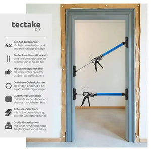 4er Set Türspanner blau 51 - 115 cm